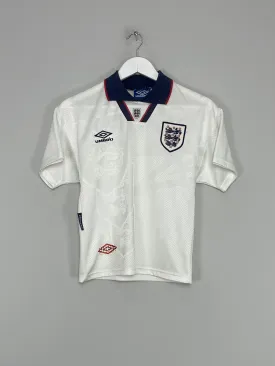 1993/95 ENGLAND HOME SHIRT (L.KIDS) UMBRO