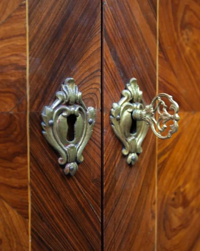 A Pair of Late 18th Century Tulipwood Cabinets