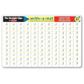 Addition Problems Write-A-Mat