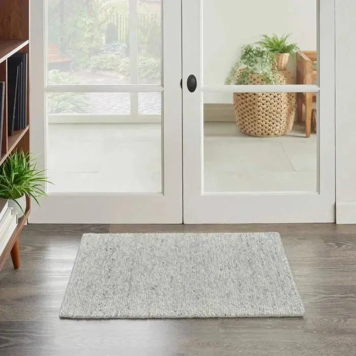 Alanna ALN01 Silver Rug