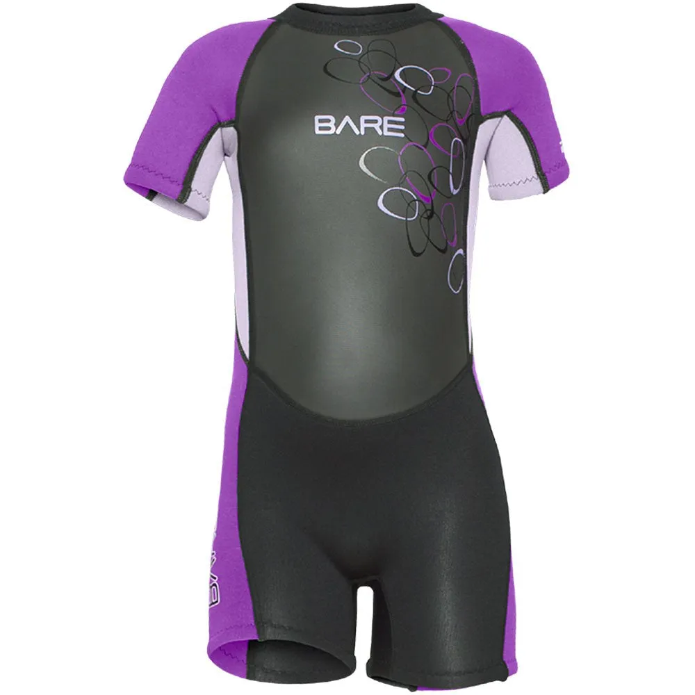 Bare 2mm Youth Tadpole Shorty Wetsuit