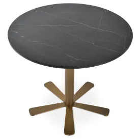 Black Marble Top Daisy Restaurant Tables