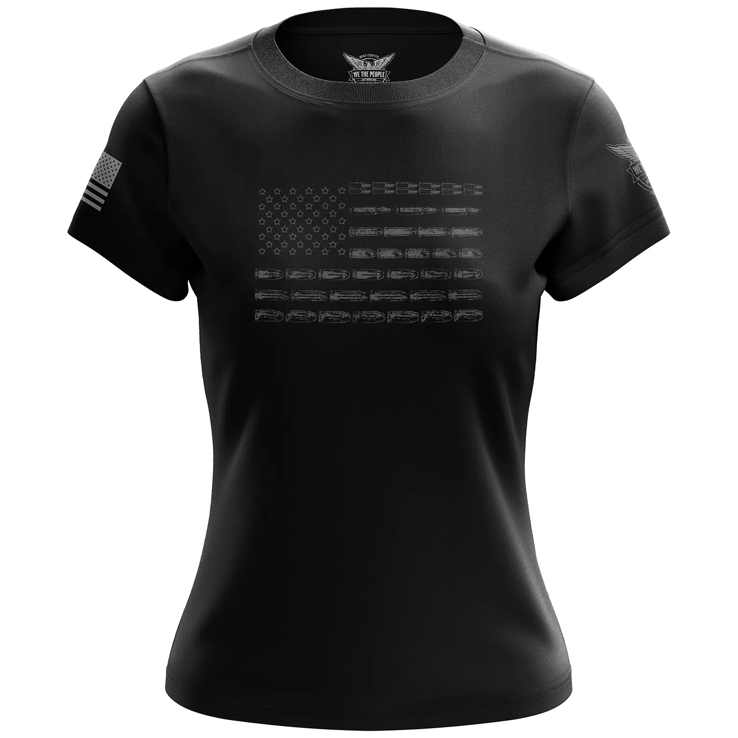 Bullet Flag Women's Short Sleeve Shirt