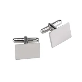 Cudworth Sterling Silver Rectangle Cufflinks