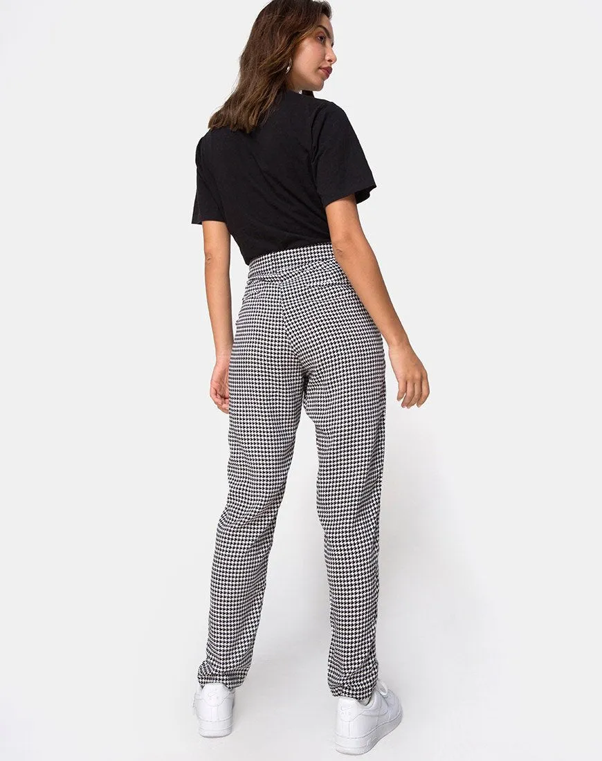 Dastan Trousers in Small Dogtooth