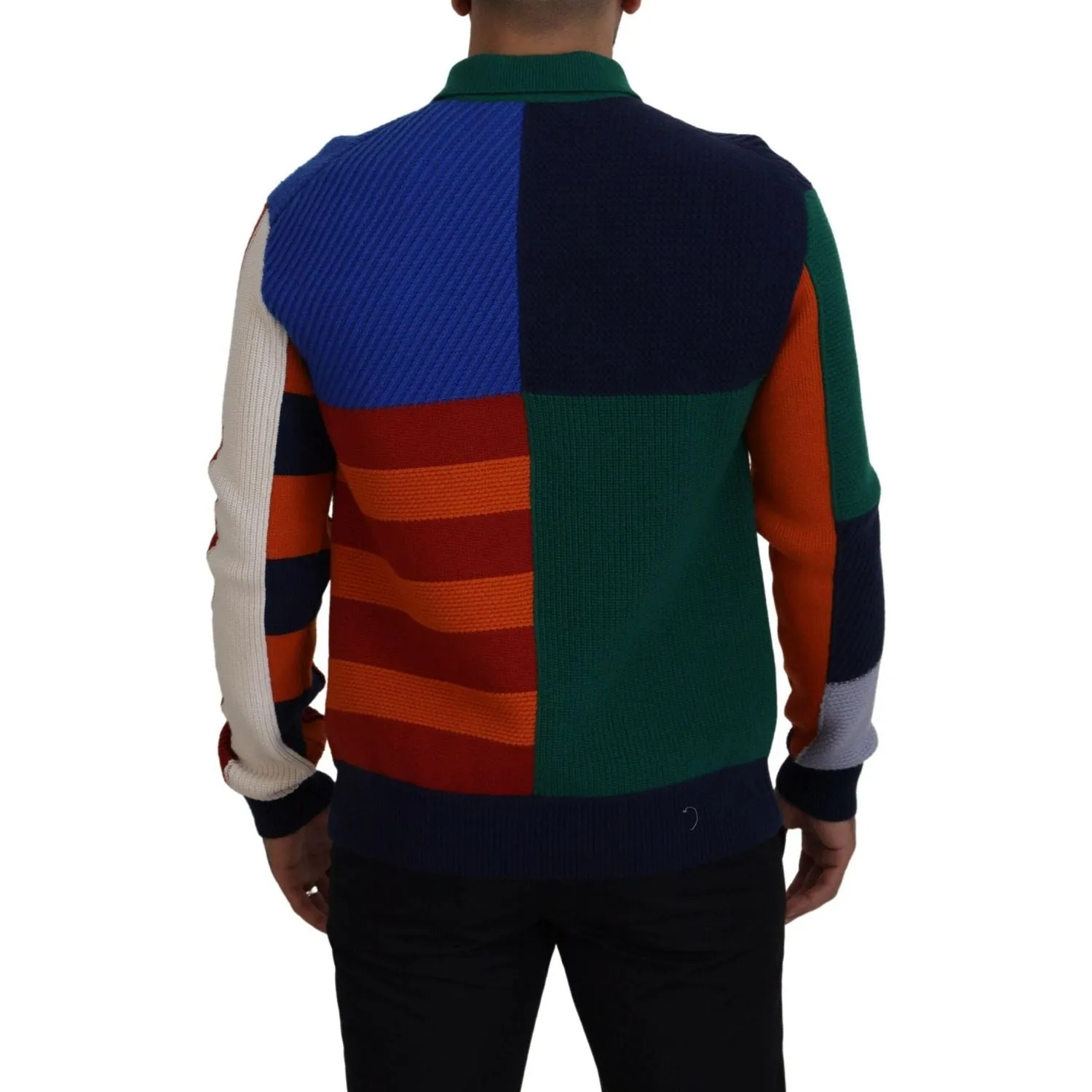 Dolce & Gabbana Pullover Sweater in Multicolor Stripes