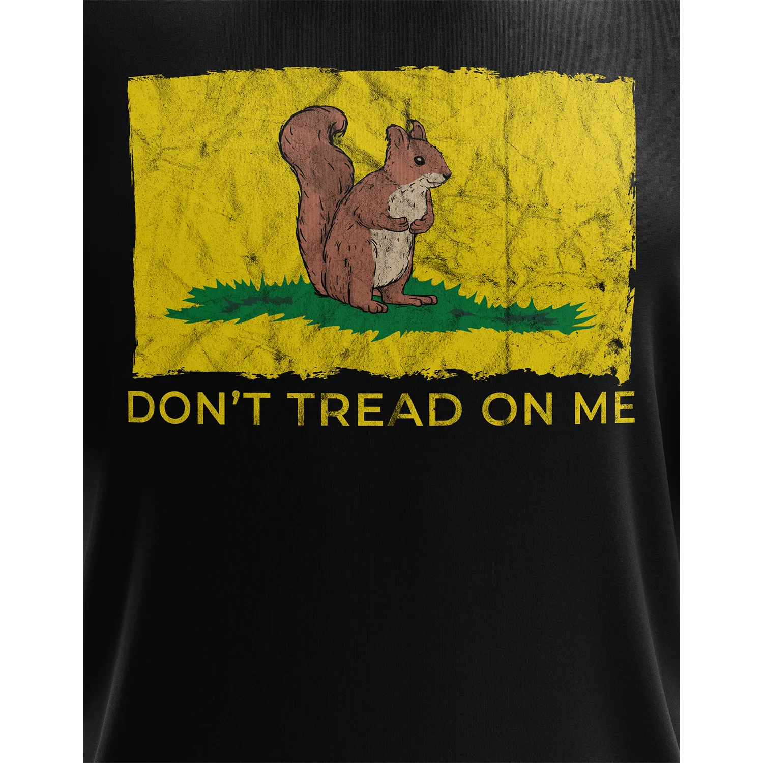 Don't Tread On Me Squirrel Short Sleeve Shirt