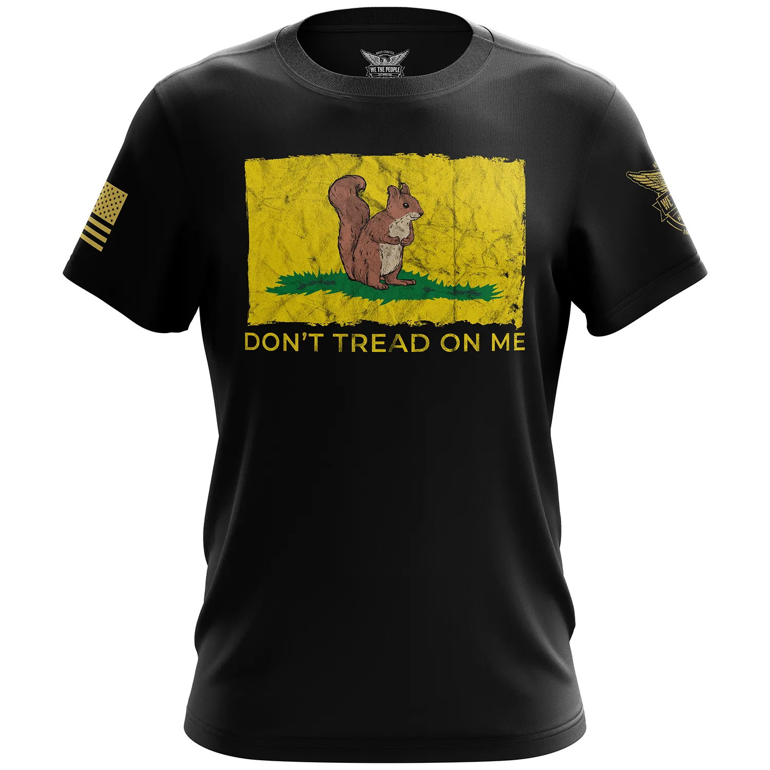 Don't Tread On Me Squirrel Short Sleeve Shirt