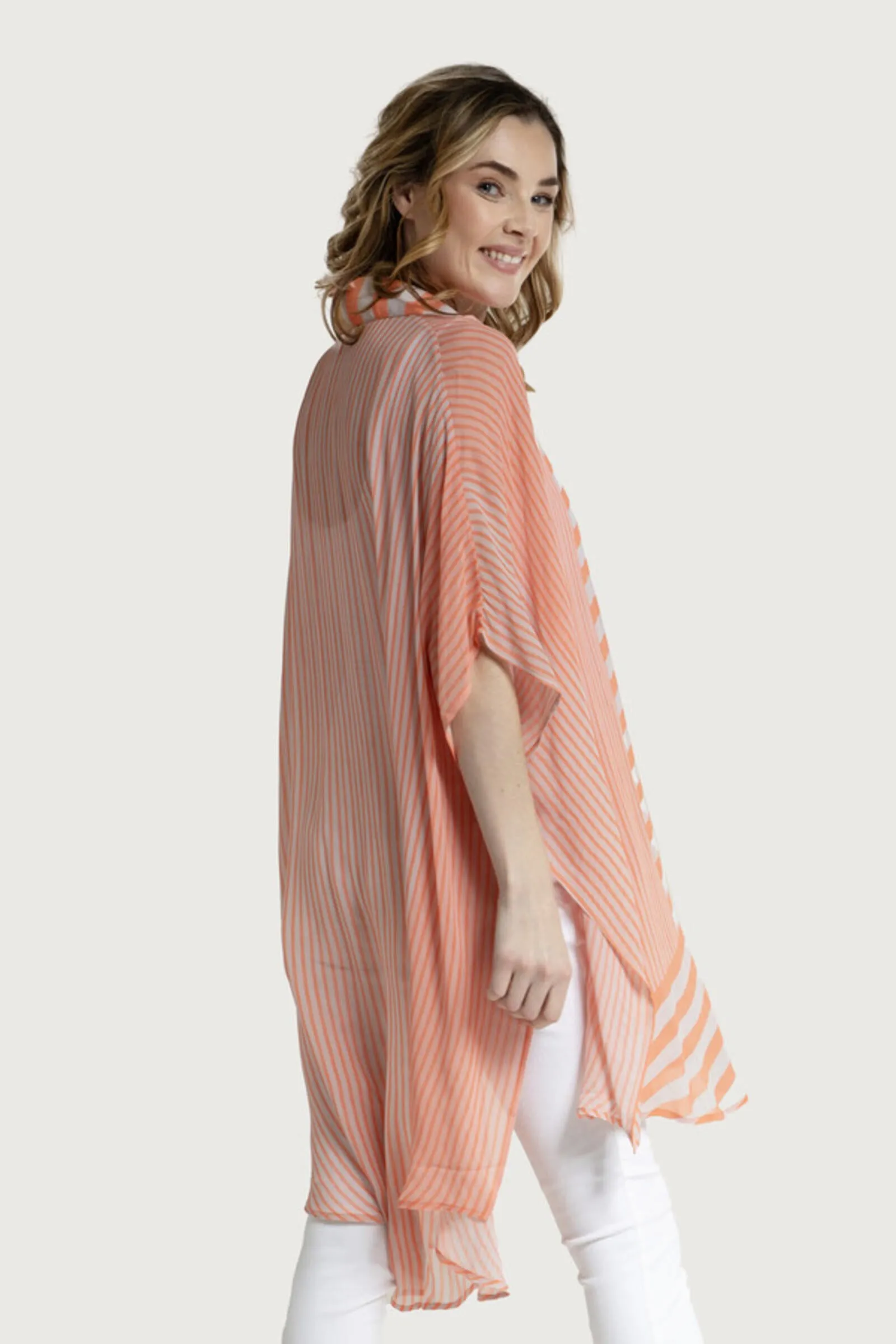 Flowy Striped Oversized Shirt