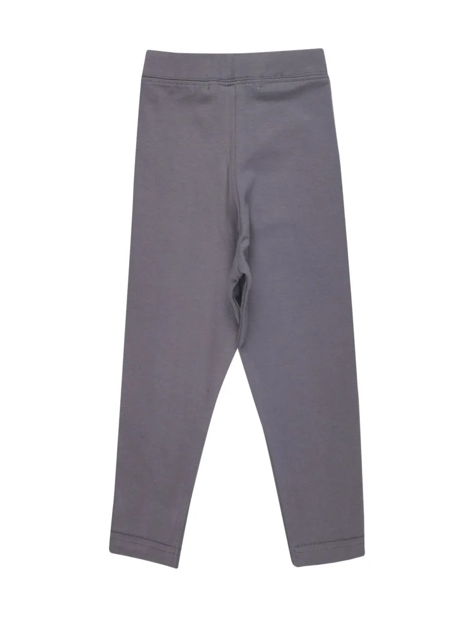 Girls Full Length Frost Grey Leggings