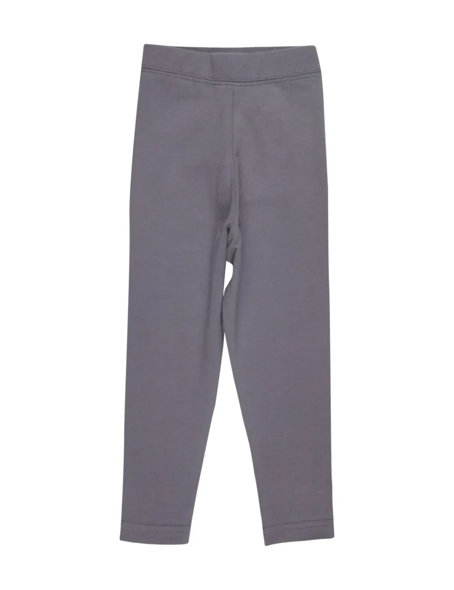 Girls Full Length Frost Grey Leggings