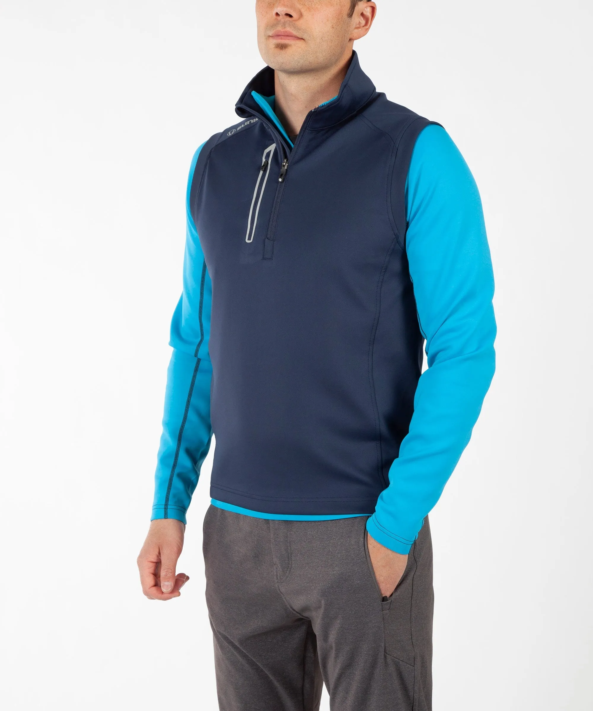 Men's Axel Lightweight Stretch Thermal Half-Zip Vest