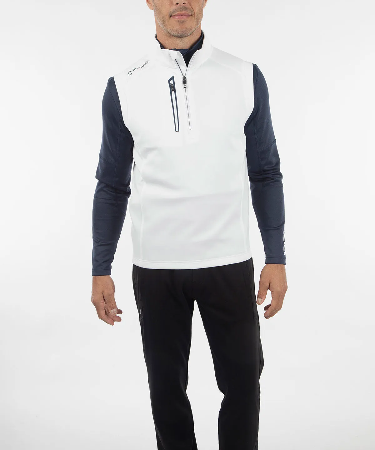 Men's Axel Lightweight Stretch Thermal Half-Zip Vest