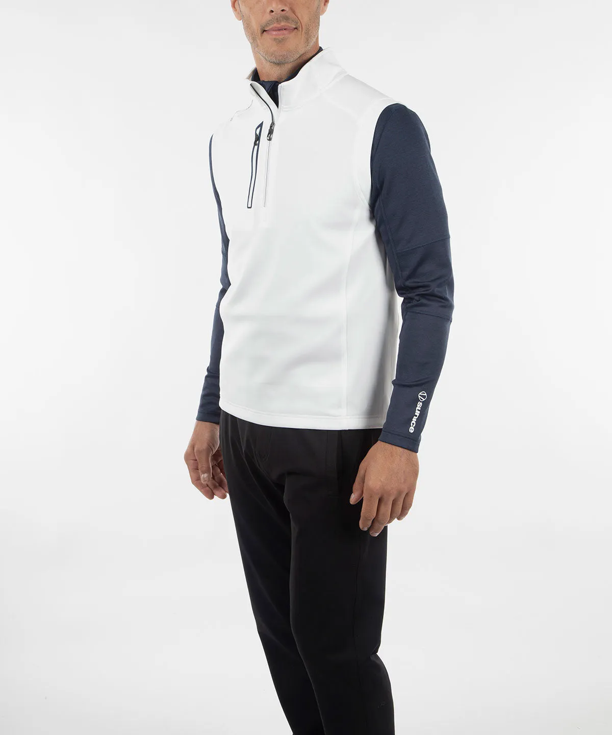 Men's Axel Lightweight Stretch Thermal Half-Zip Vest