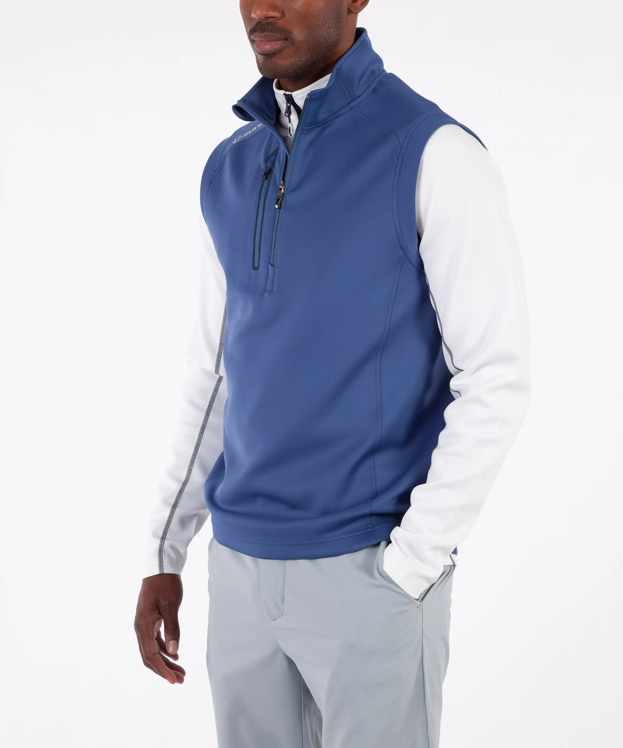 Men's Axel Lightweight Stretch Thermal Half-Zip Vest