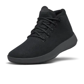 Men's Wool Runner-up Mizzles - True Black (Black Sole)