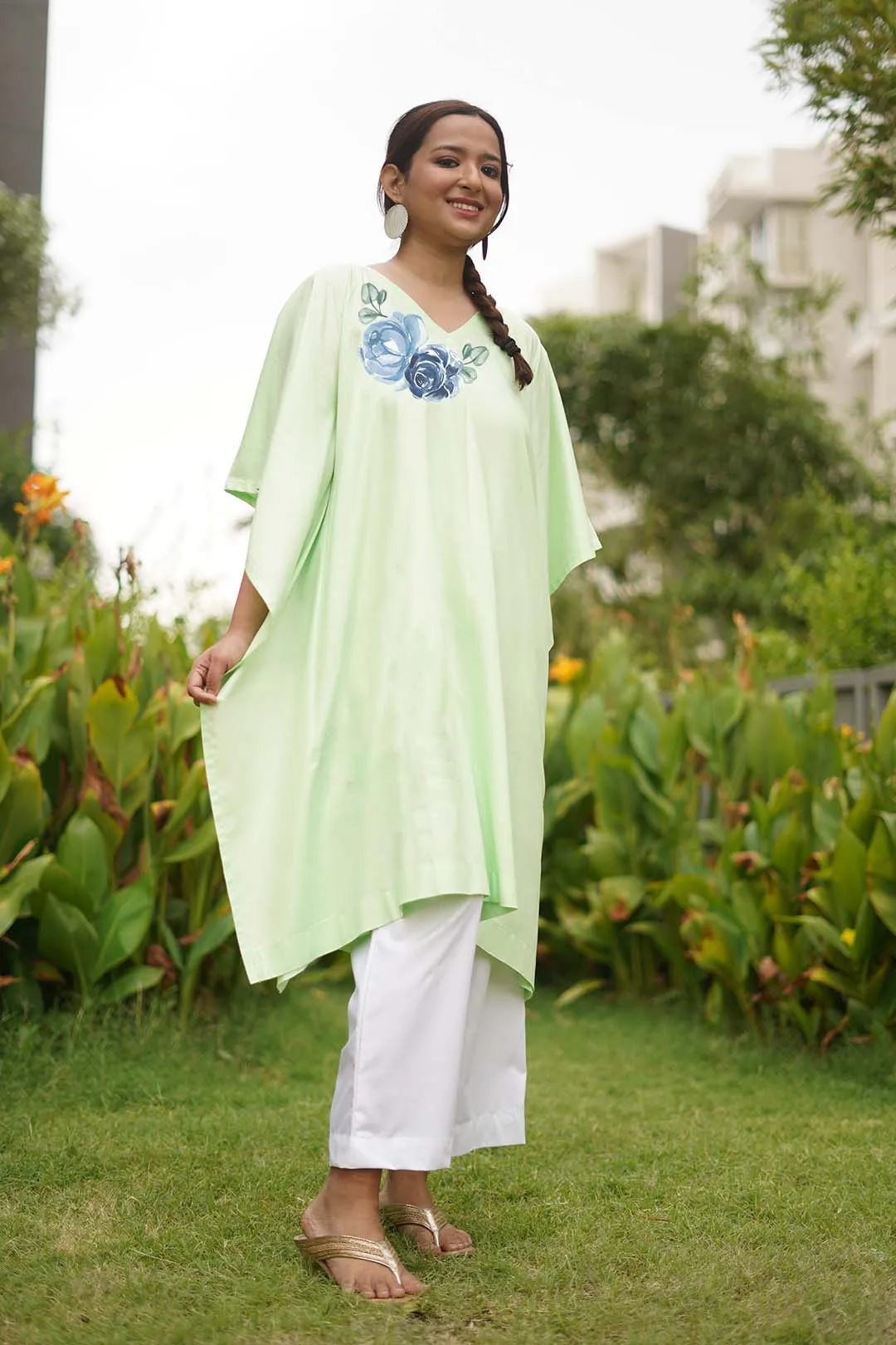 Mint Rayon LongKurta - MintMayhem