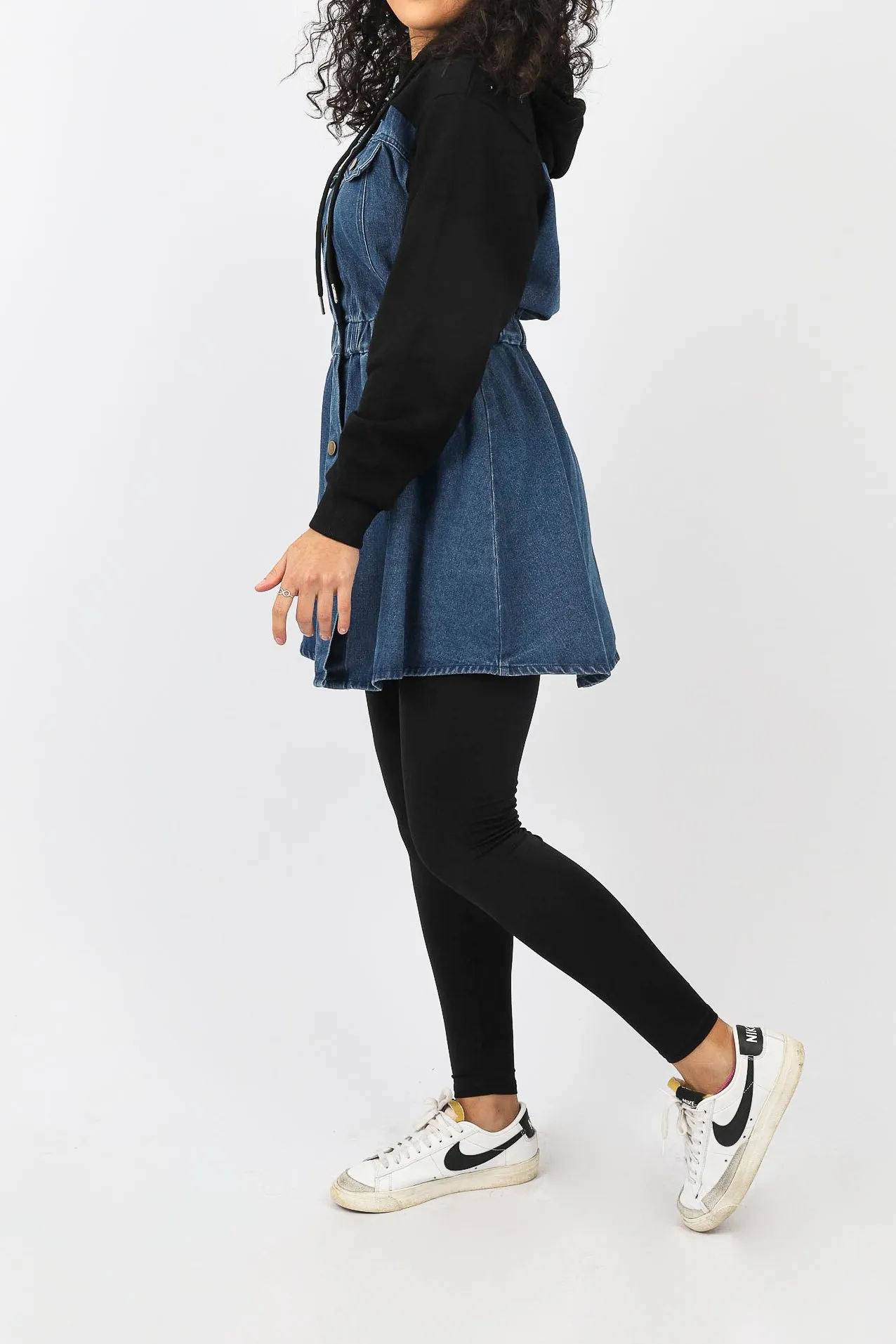 Neena Track Denim Top