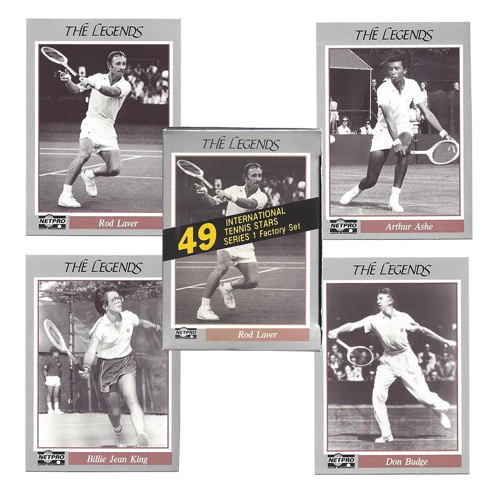 NETPRO Legend Tennis Collector Card Set