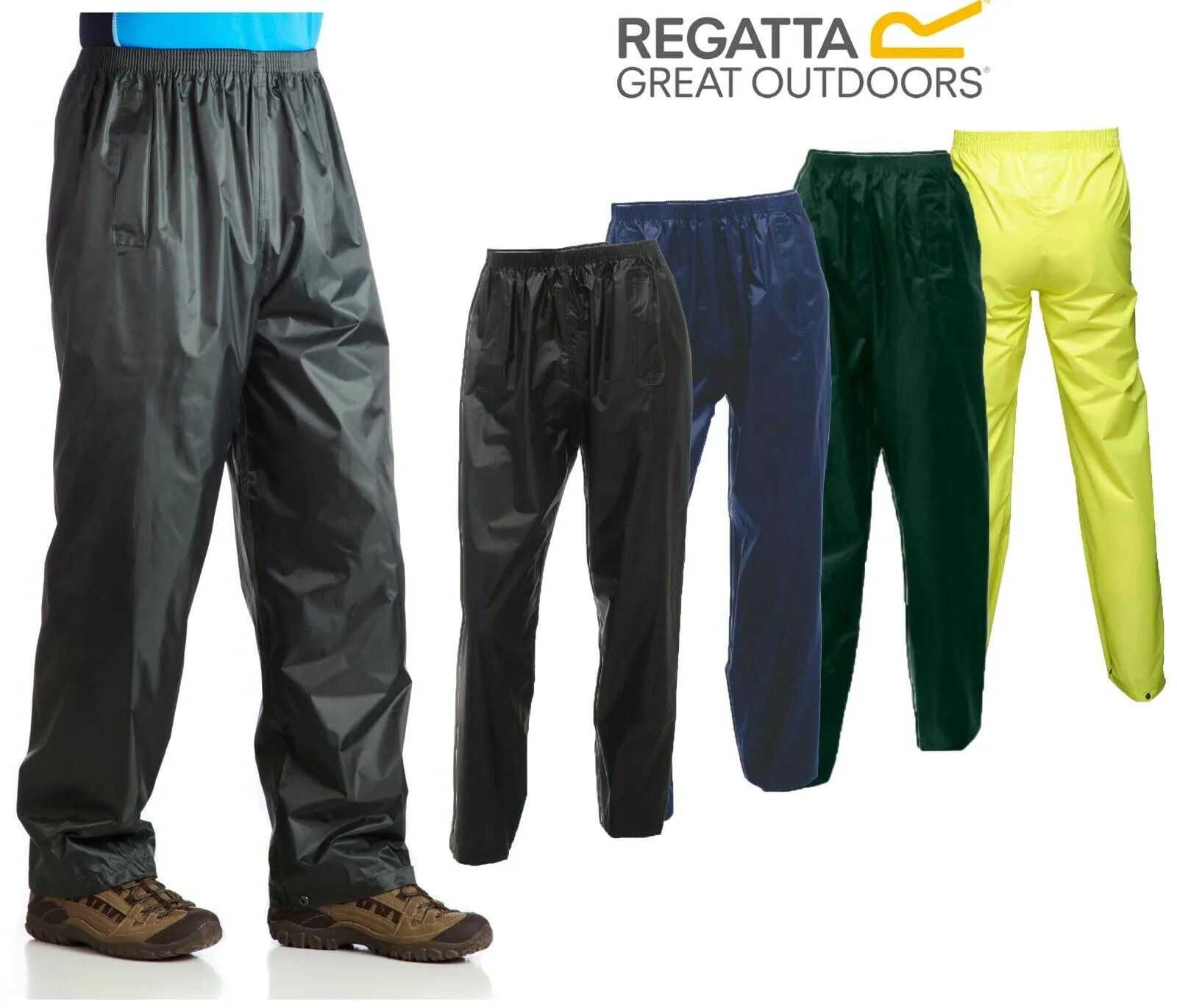 Regatta Stormbreak Waterproof Rain Mens Over Trousers