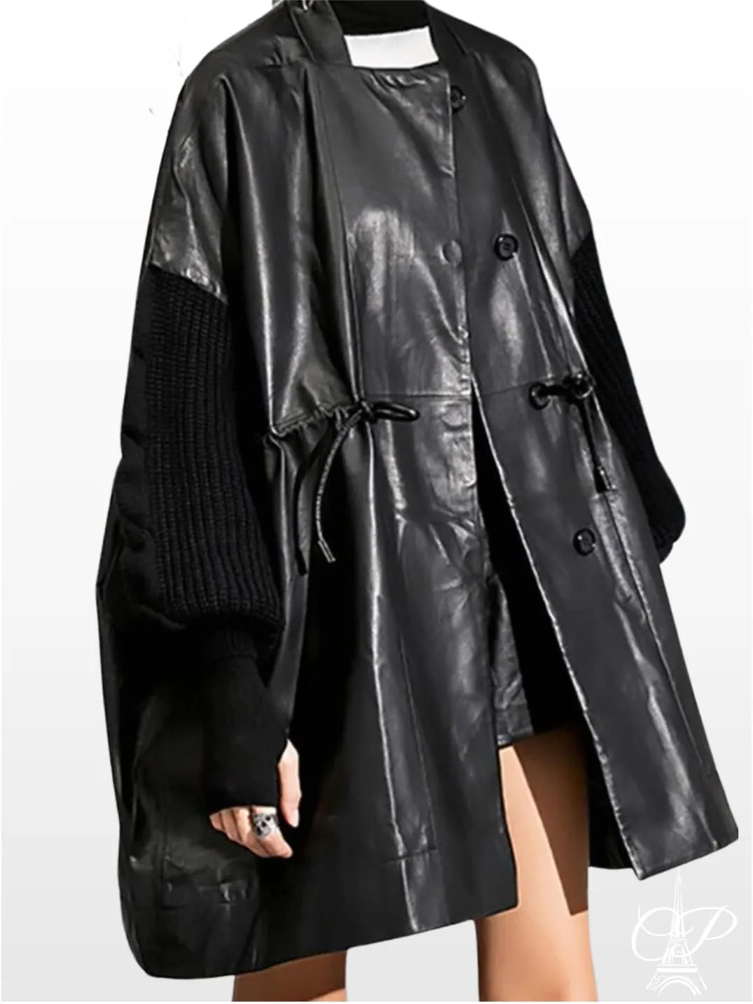 Sophisticated Autumn Leather Jacket - New Fashion Women's Coat