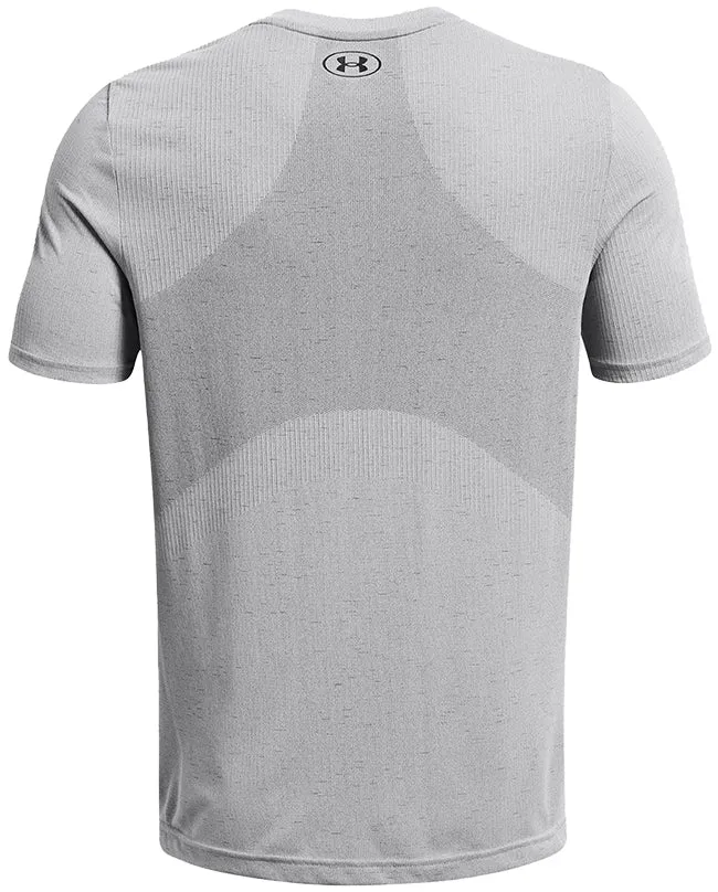 Under Armour Mens Vanish Seamless T Shirt Mod Grey Black