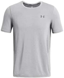 Under Armour Mens Vanish Seamless T Shirt Mod Grey Black