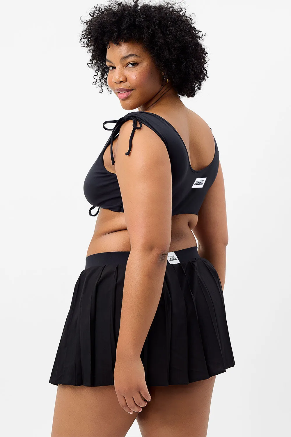 Windy Tennis Skirt - Black