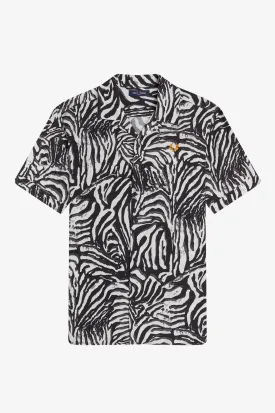 ZEBRA PRINT REVERE SHIRT